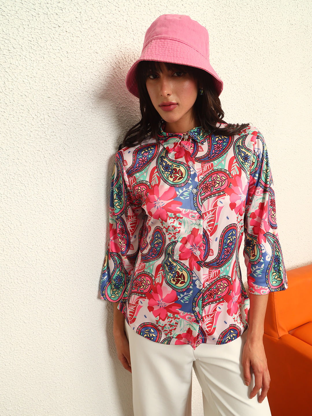 TANDUL Women Multicolor Paisley Printed Shirt