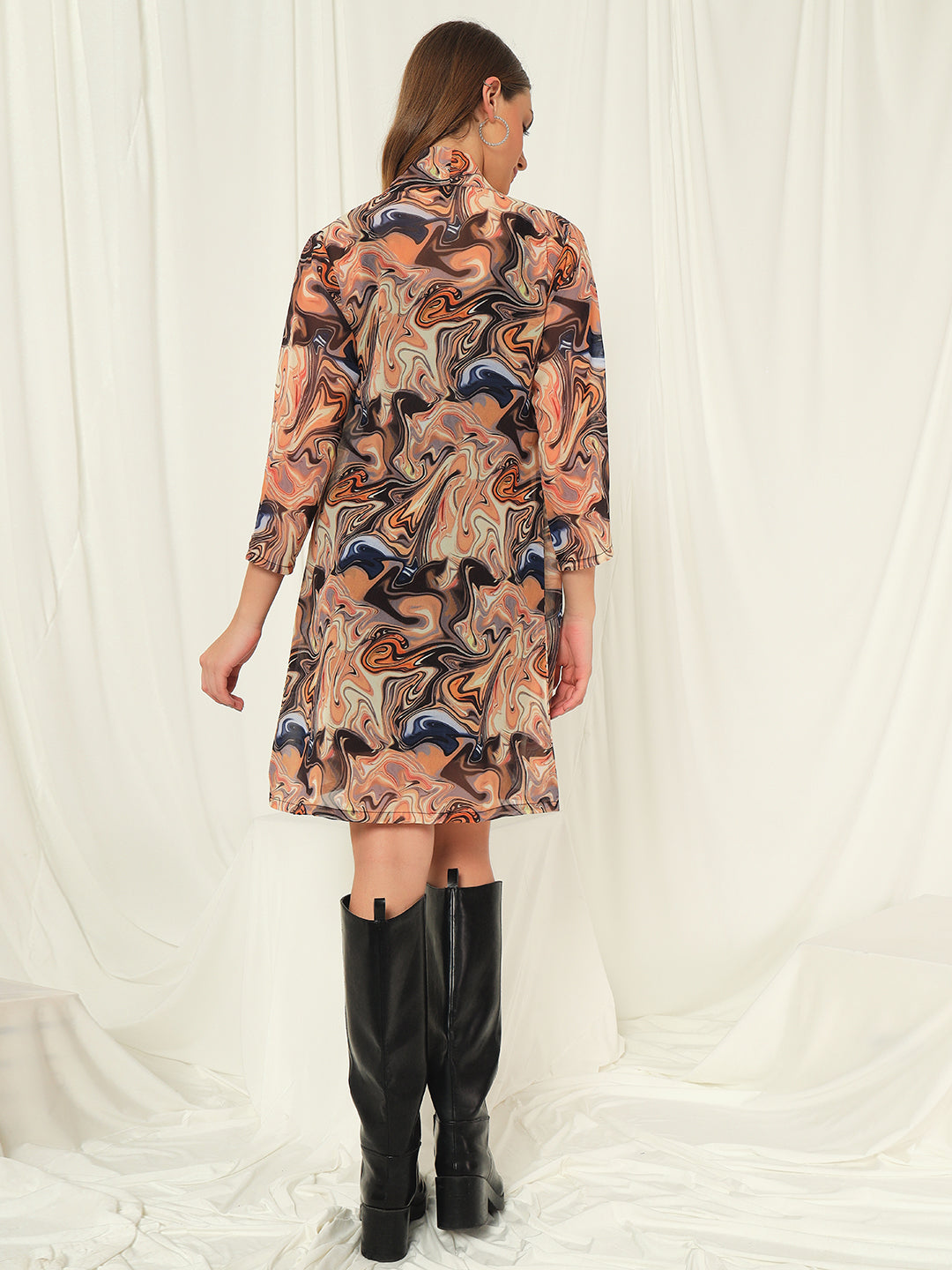 TANDUL Women Robe Style Full Sleeve Brown Shrug