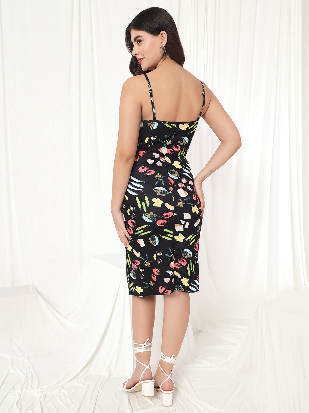 TANDUL Women Bodycon Black Dress