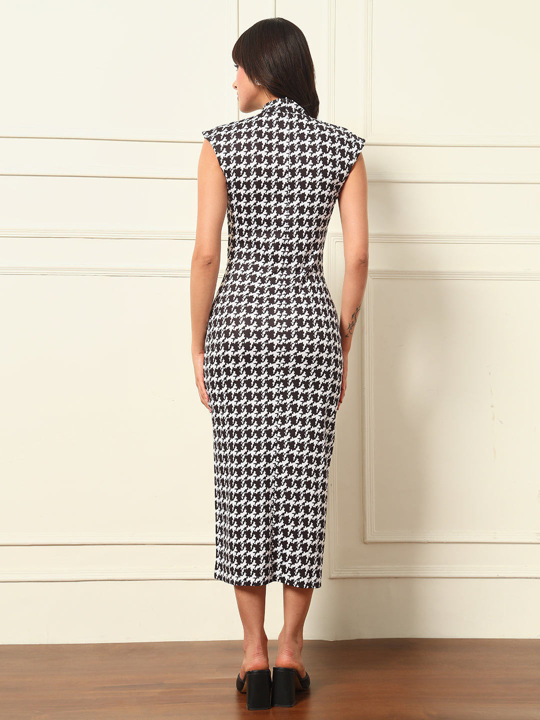 TANDUL Women Bodycon Black Dress