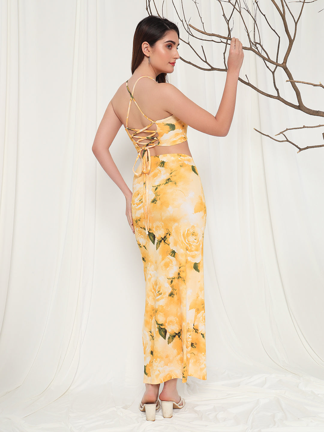 TANDUL Top Skirt Co-ords Set