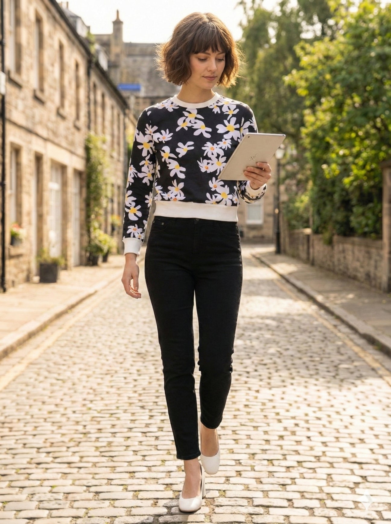 TANDUL Women Full Sleeve Printed Sweatshirt