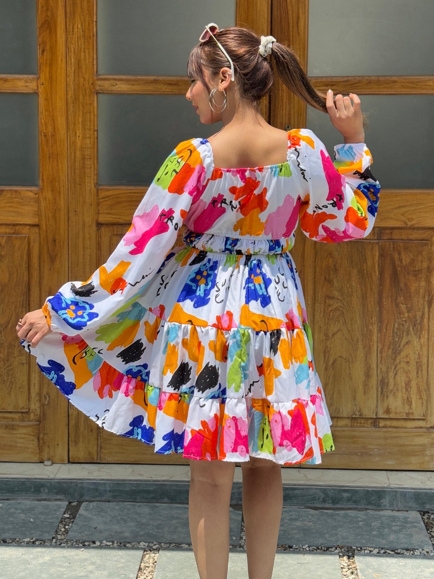 TANDUL Women Multicolor Flaired Dress