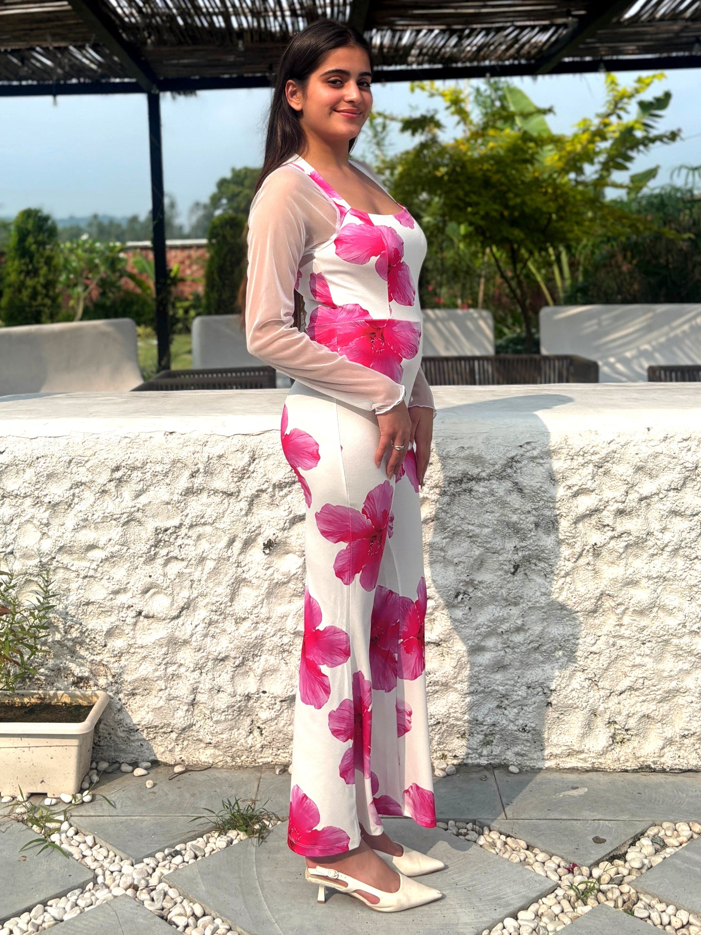 TANDUL Women Pink Floral Jumpsuit