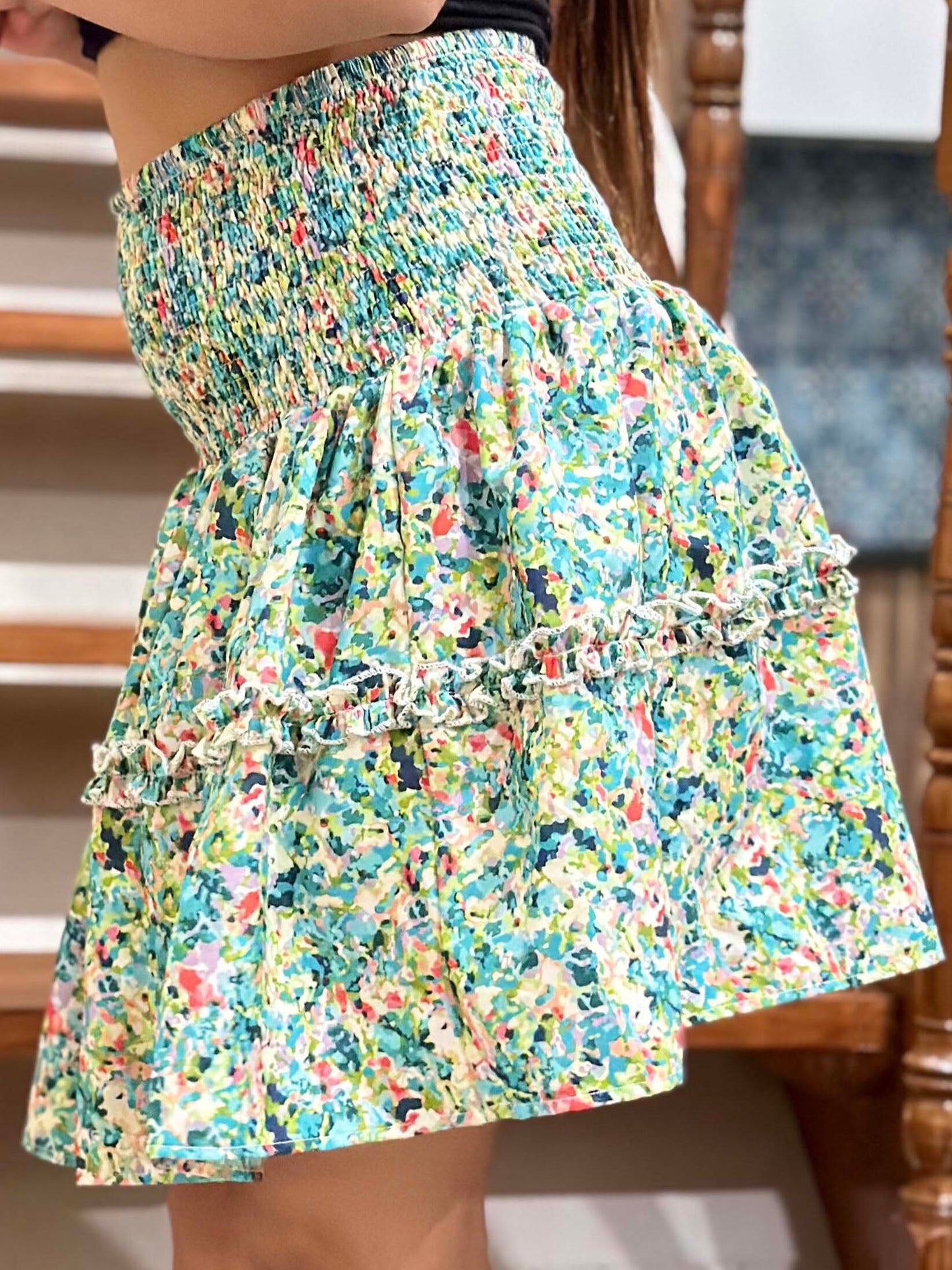 TANDUL Women Stunning Floral Printed Skirt