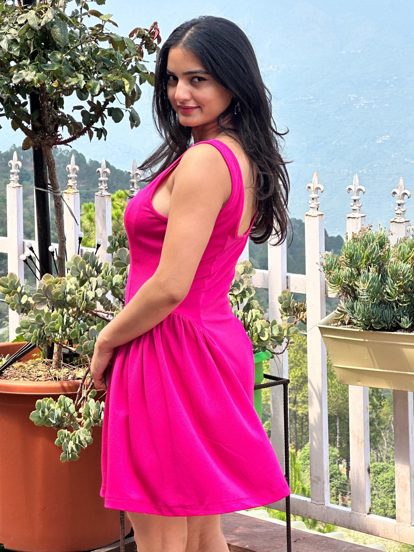 TANDUL Women Stunning Pink Dress