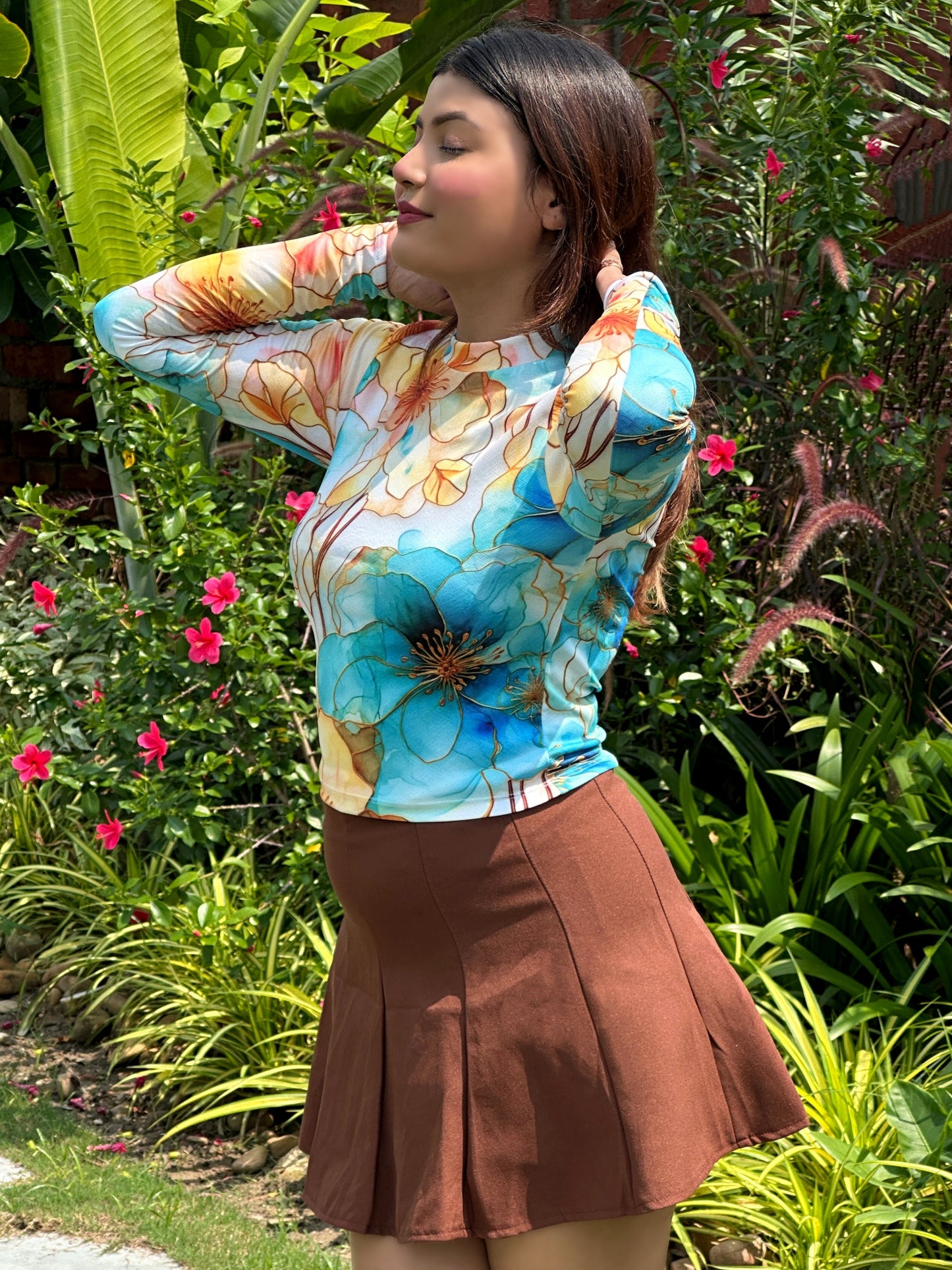 TANDUL Women Multicolor Floral Top