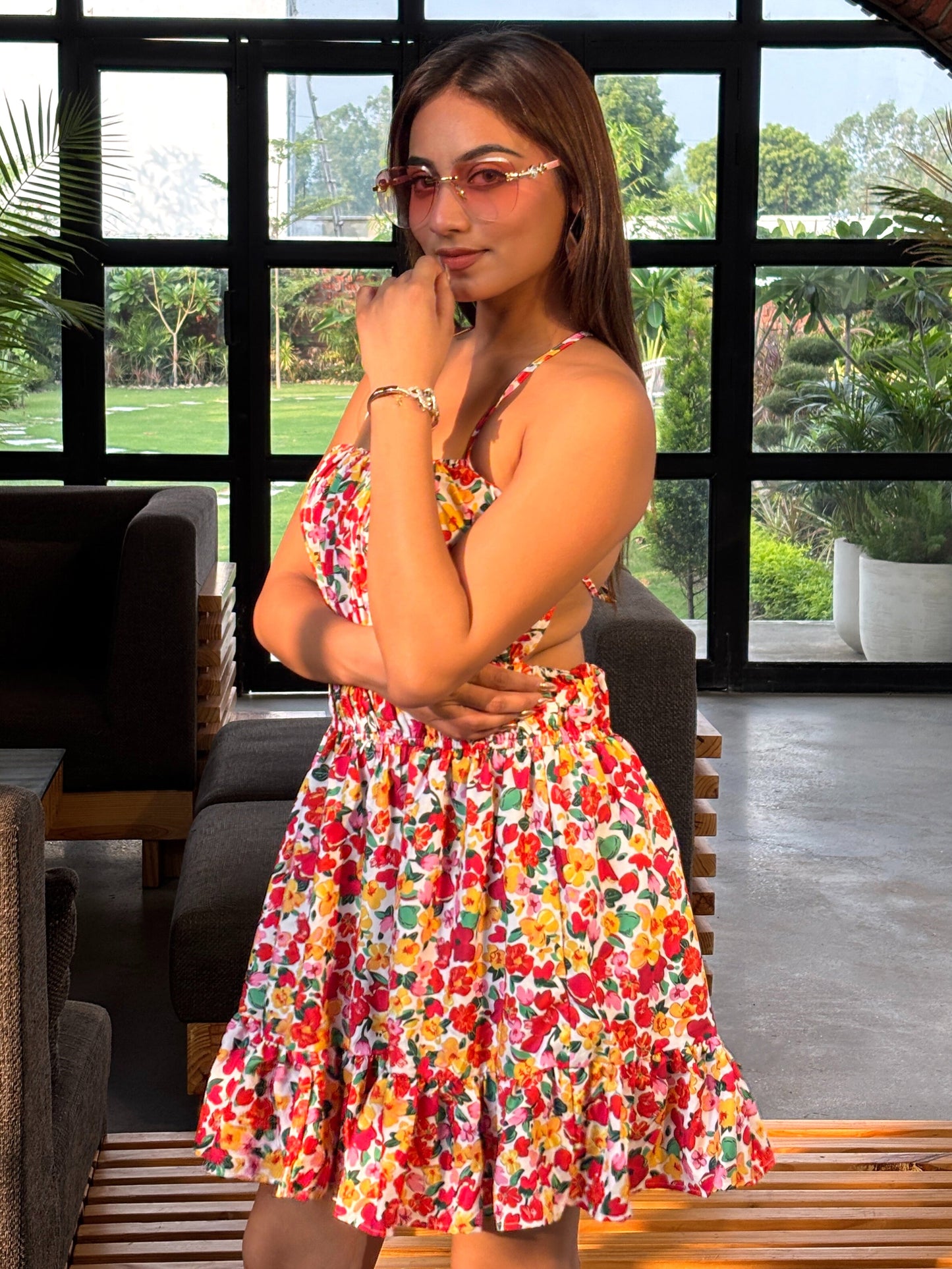 TANDUL Women Multicolor Floral Printed Dress