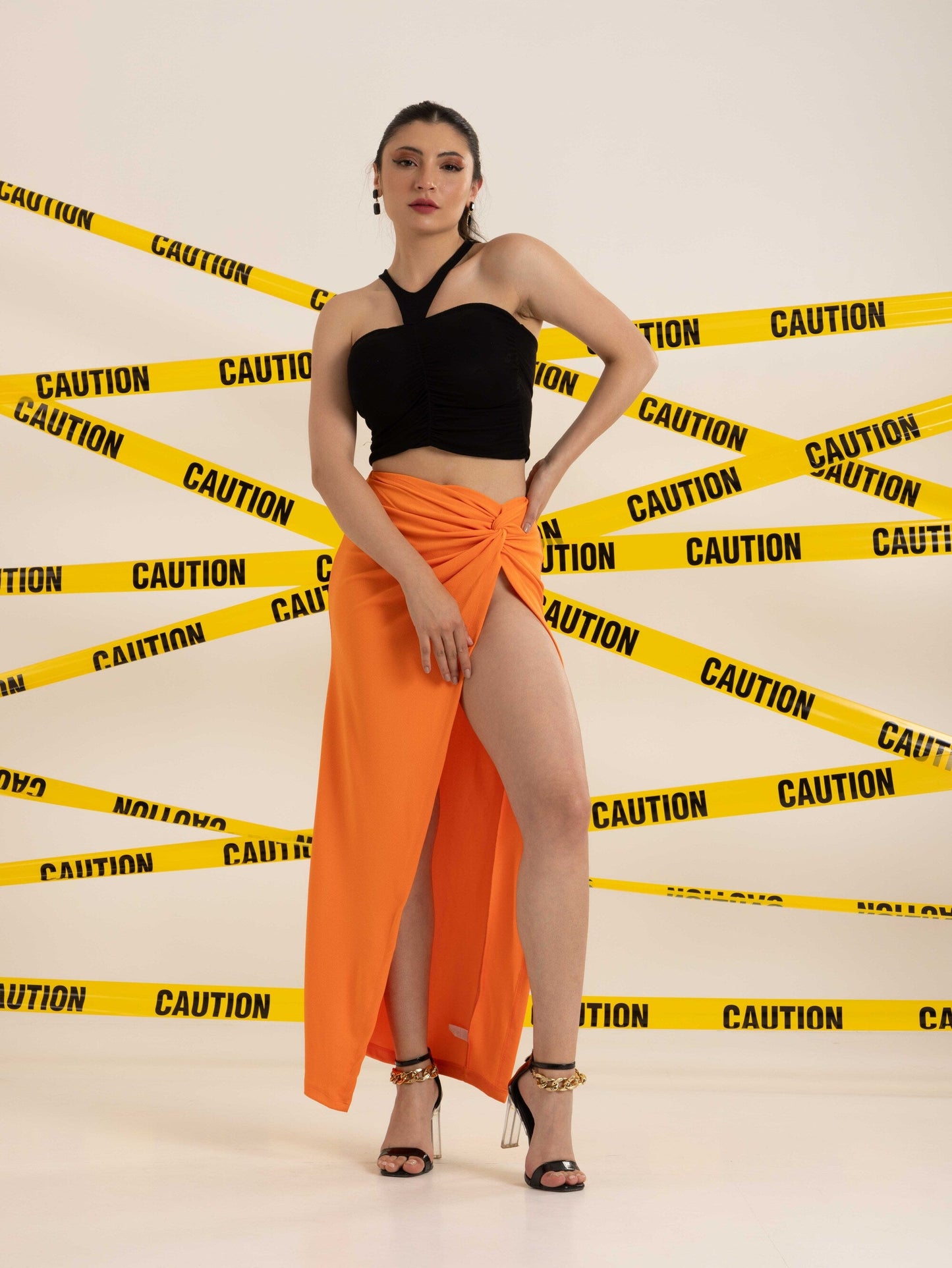 TANDUL Women Orange Skirt