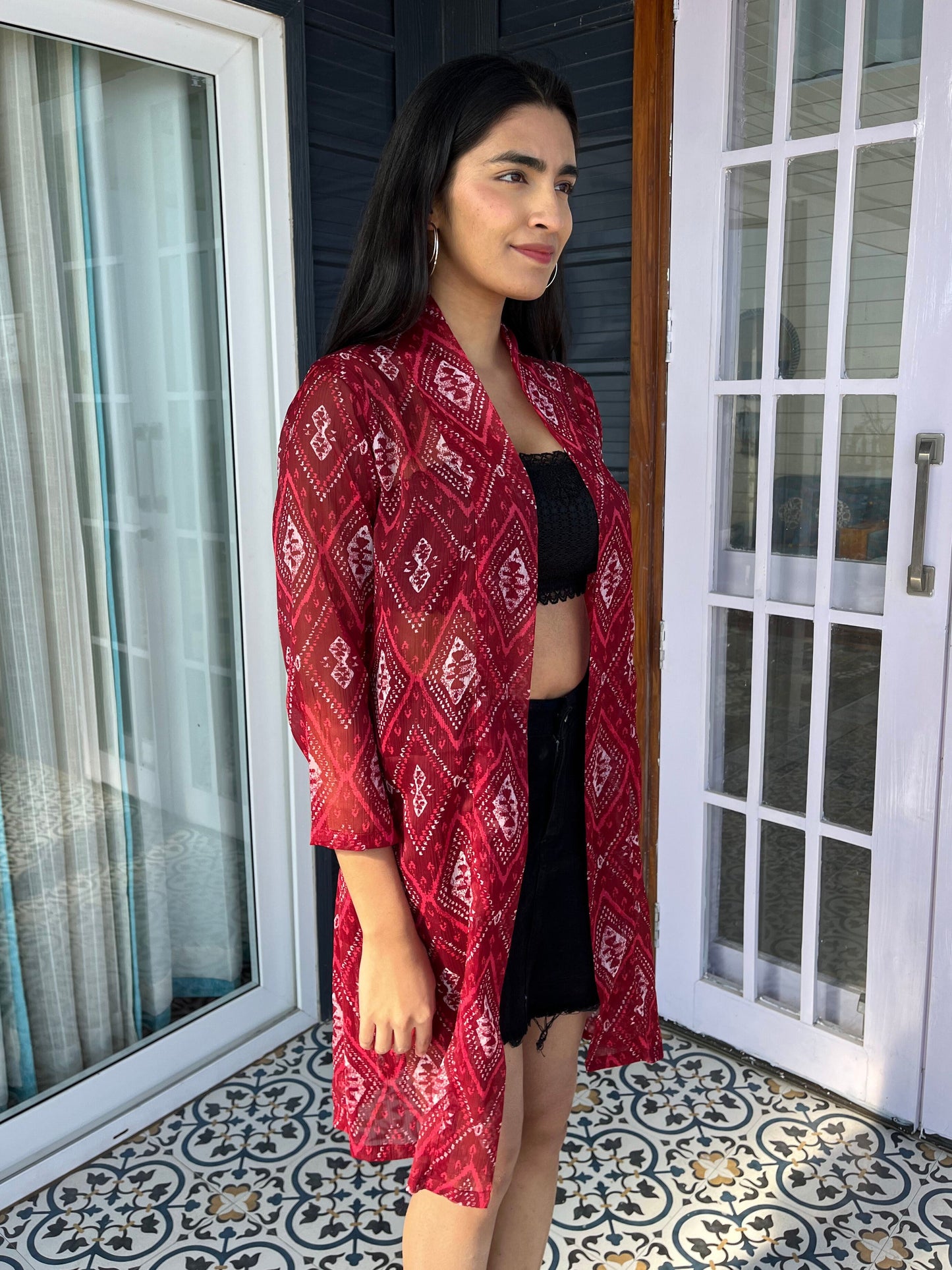 TANDUL Women Stunning Georgette Shrug