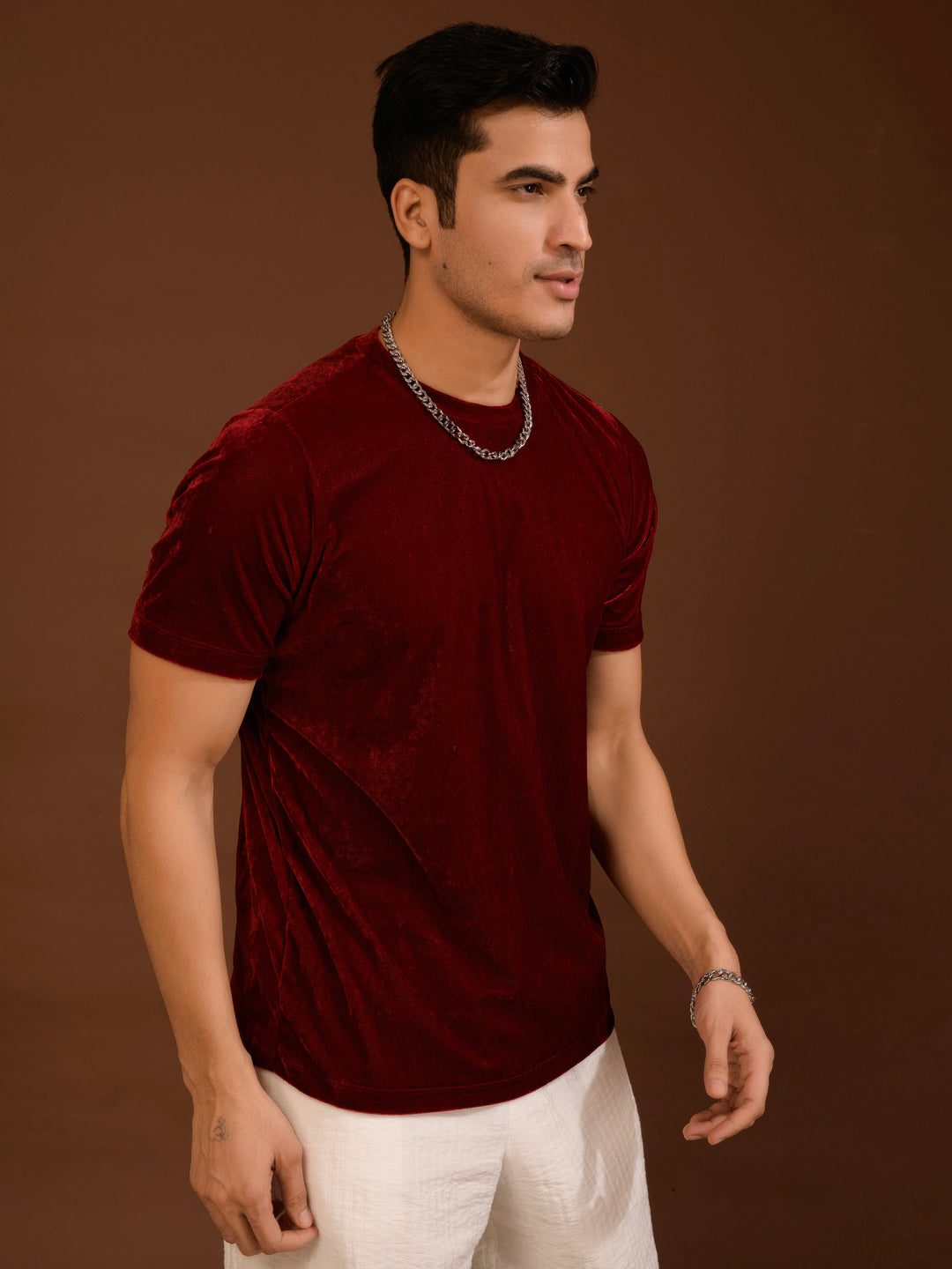 TANDUL Men Regular Fit Printed Casual T-Shirt