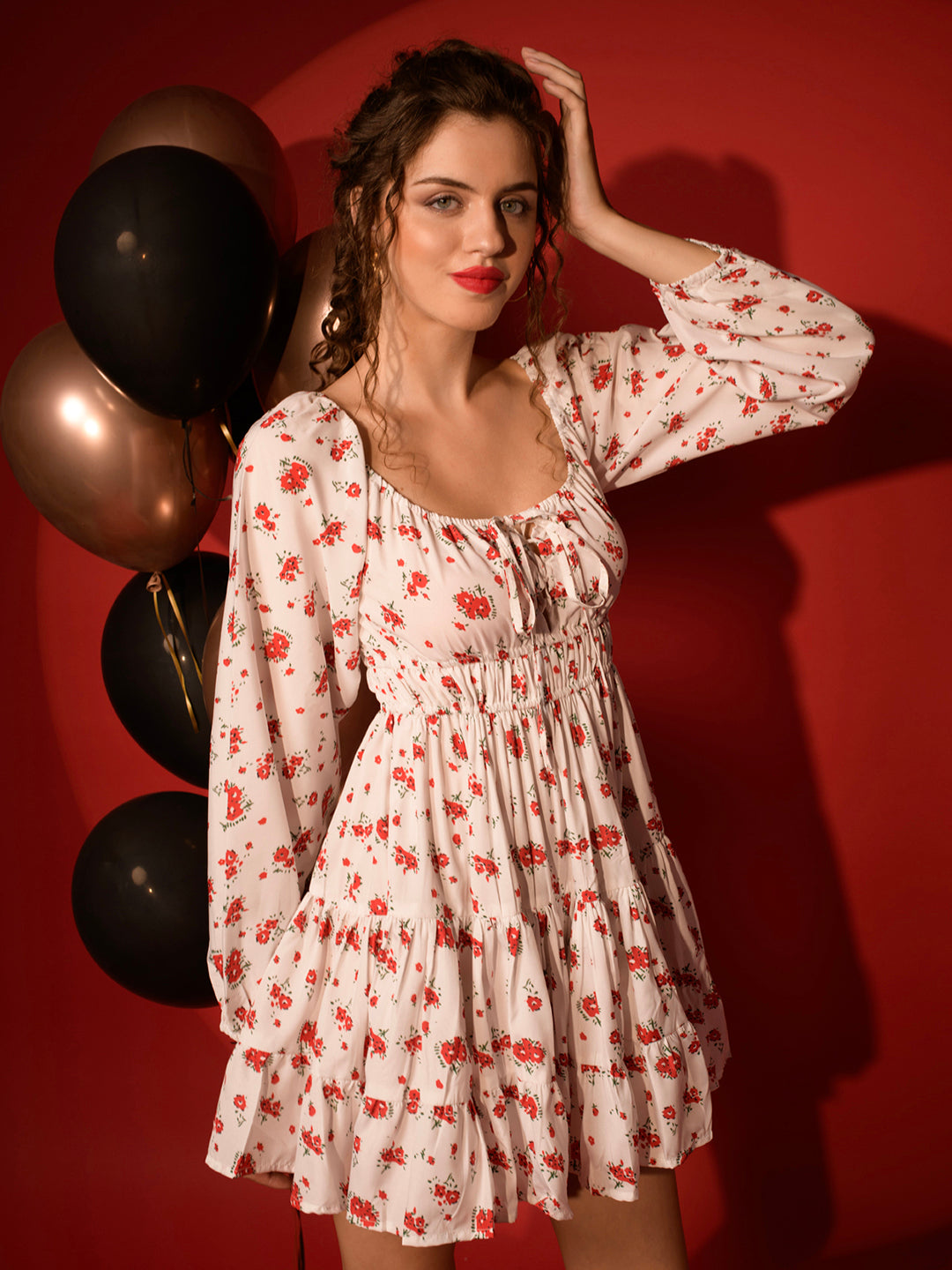 TANDUL Women Fit and Flare Multicolor Dress