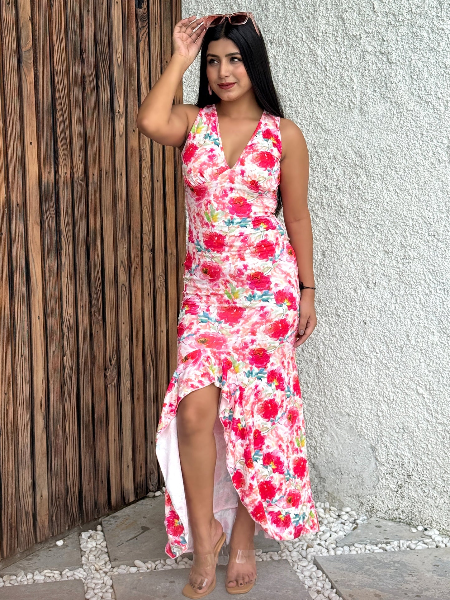 TANDUL Women Pink Floral Dress