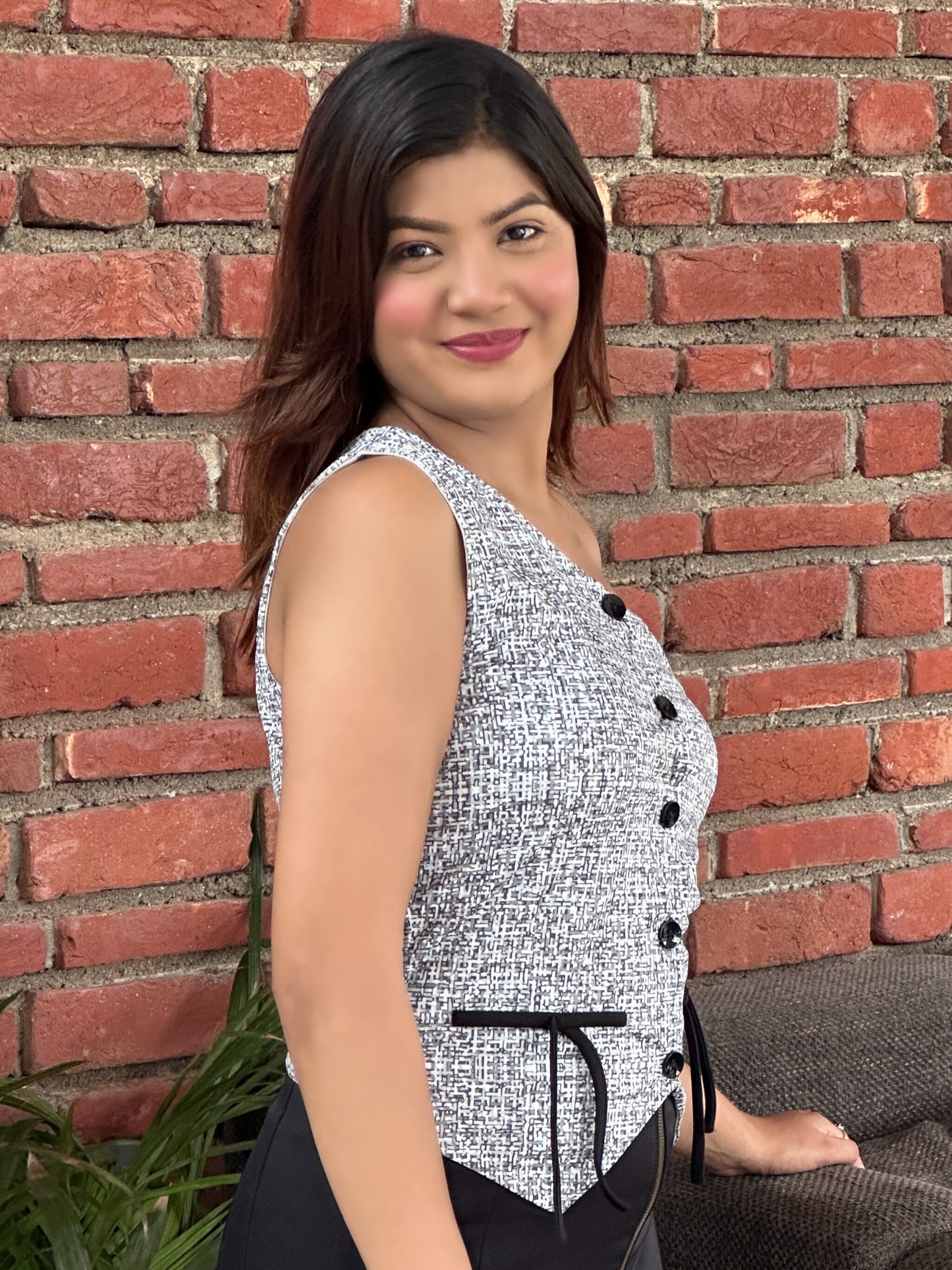 TANDUL Women Printed Waistcoat
