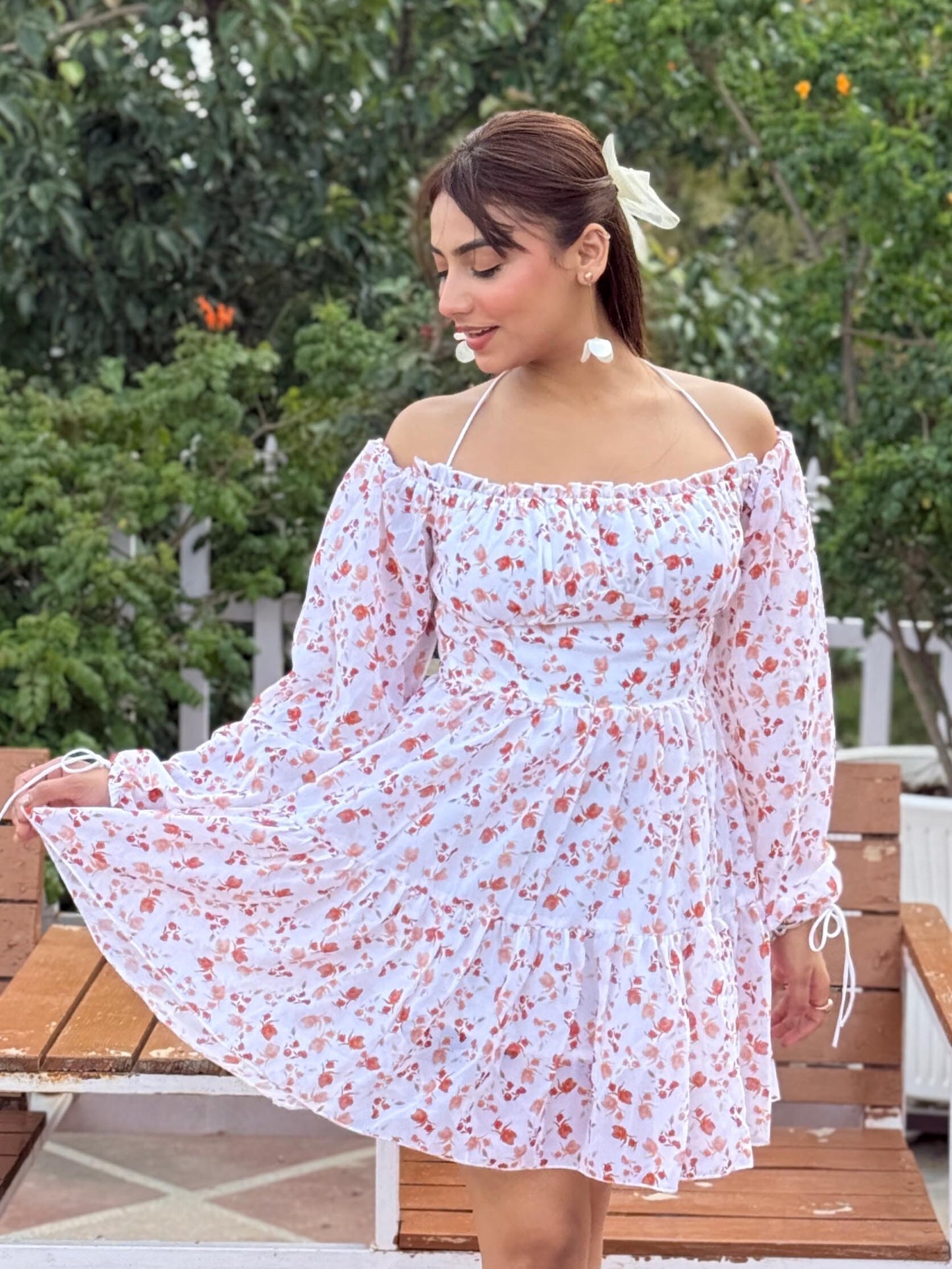 TANDUL Women Fit and Flare Floral Printed Dress