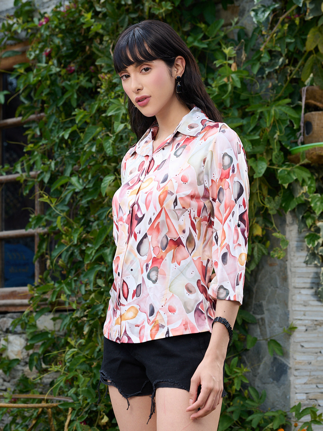 TANDUL Women Multicolor Printed Shirt