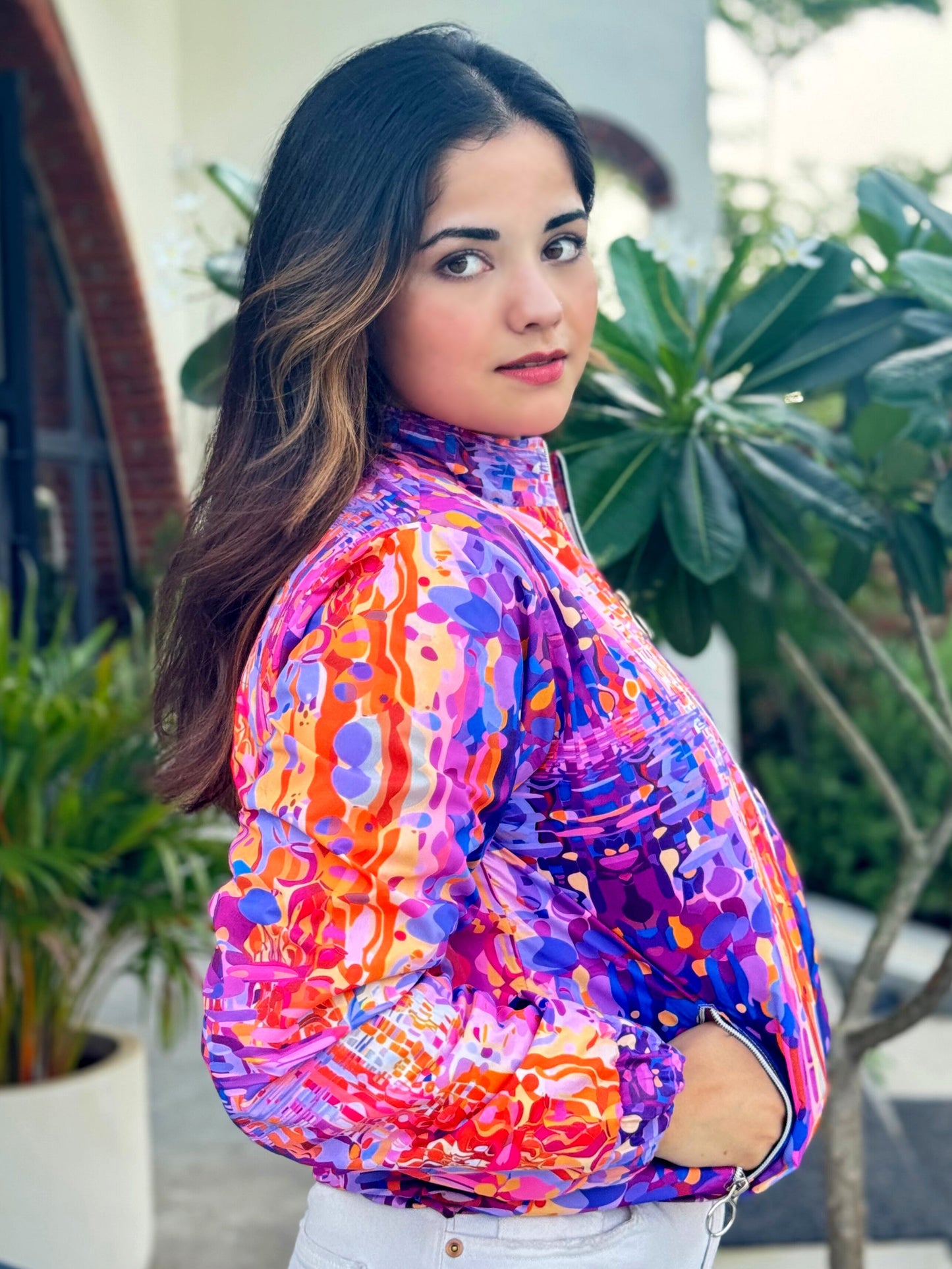 TANDUL Women Printed Puffer Jacket