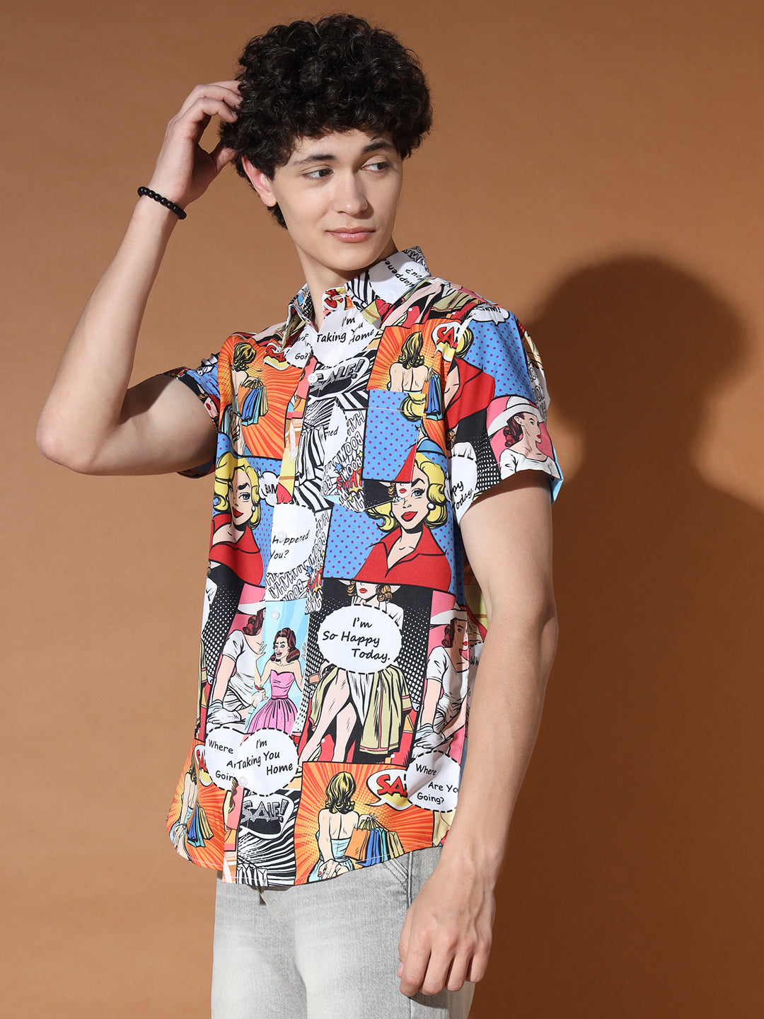 TANDUL Men Regular Fit Printed Casual Shirt