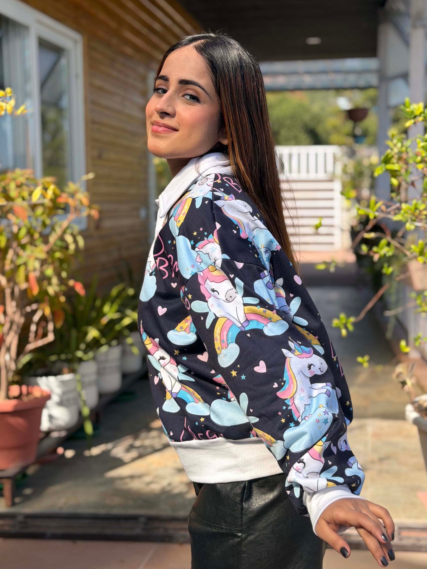 TANDUL Women Pretty Printed Sweatshirt