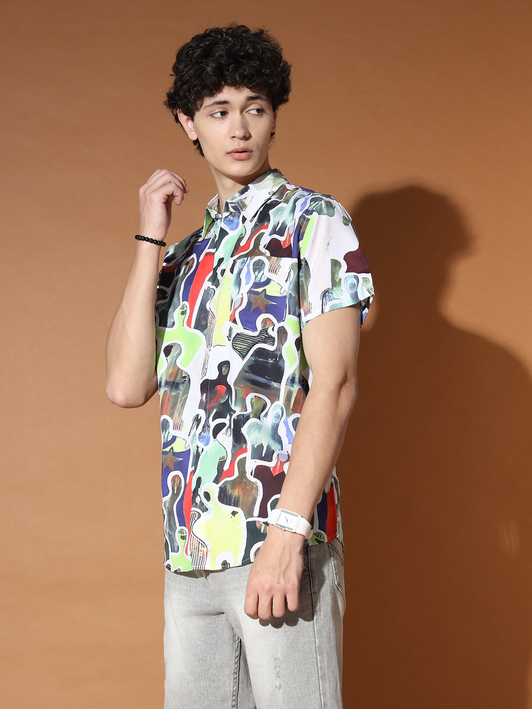 TANDUL Men Regular Fit Printed Casual Shirt