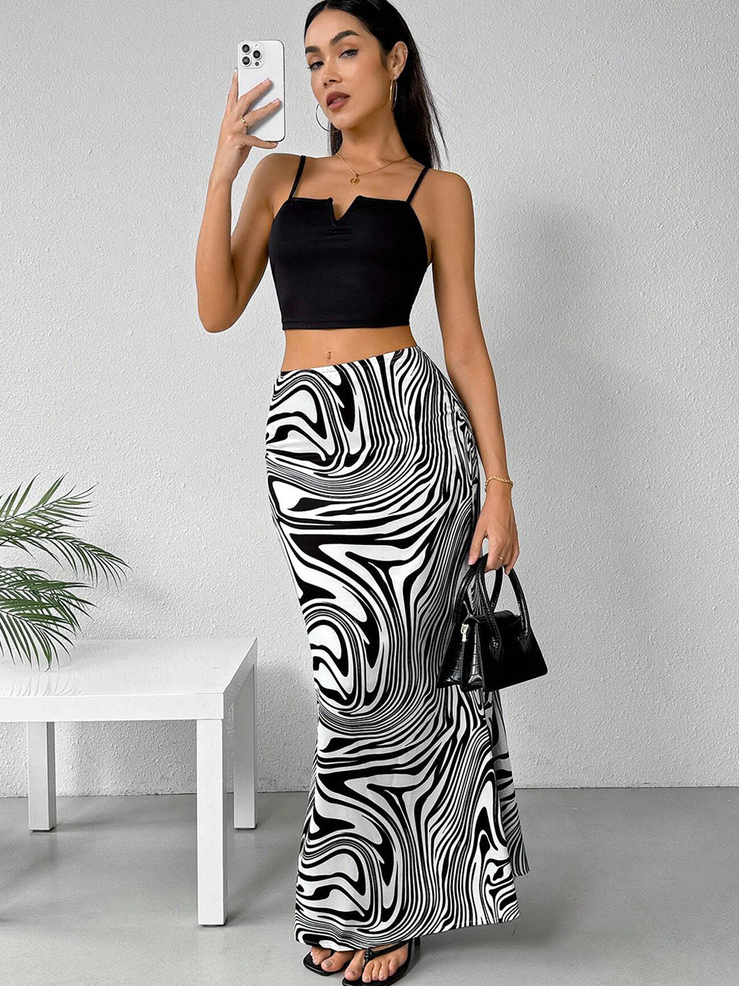 TANDUL Women Printed Regular Multicolor Skirt