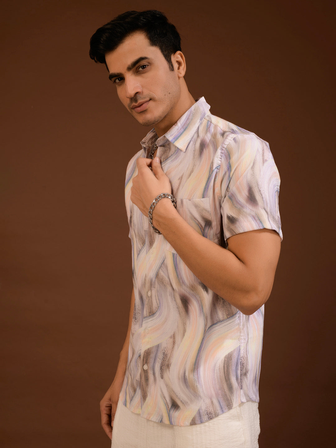 TANDUL Men Regular Fit Printed Casual Shirt