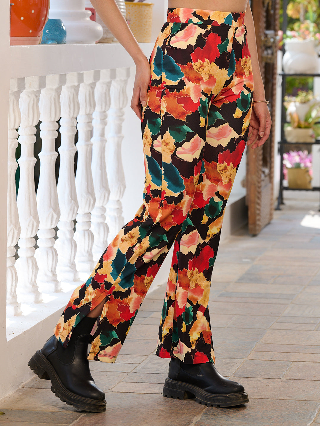 TANDUL Women Multicolor Printed Trouser