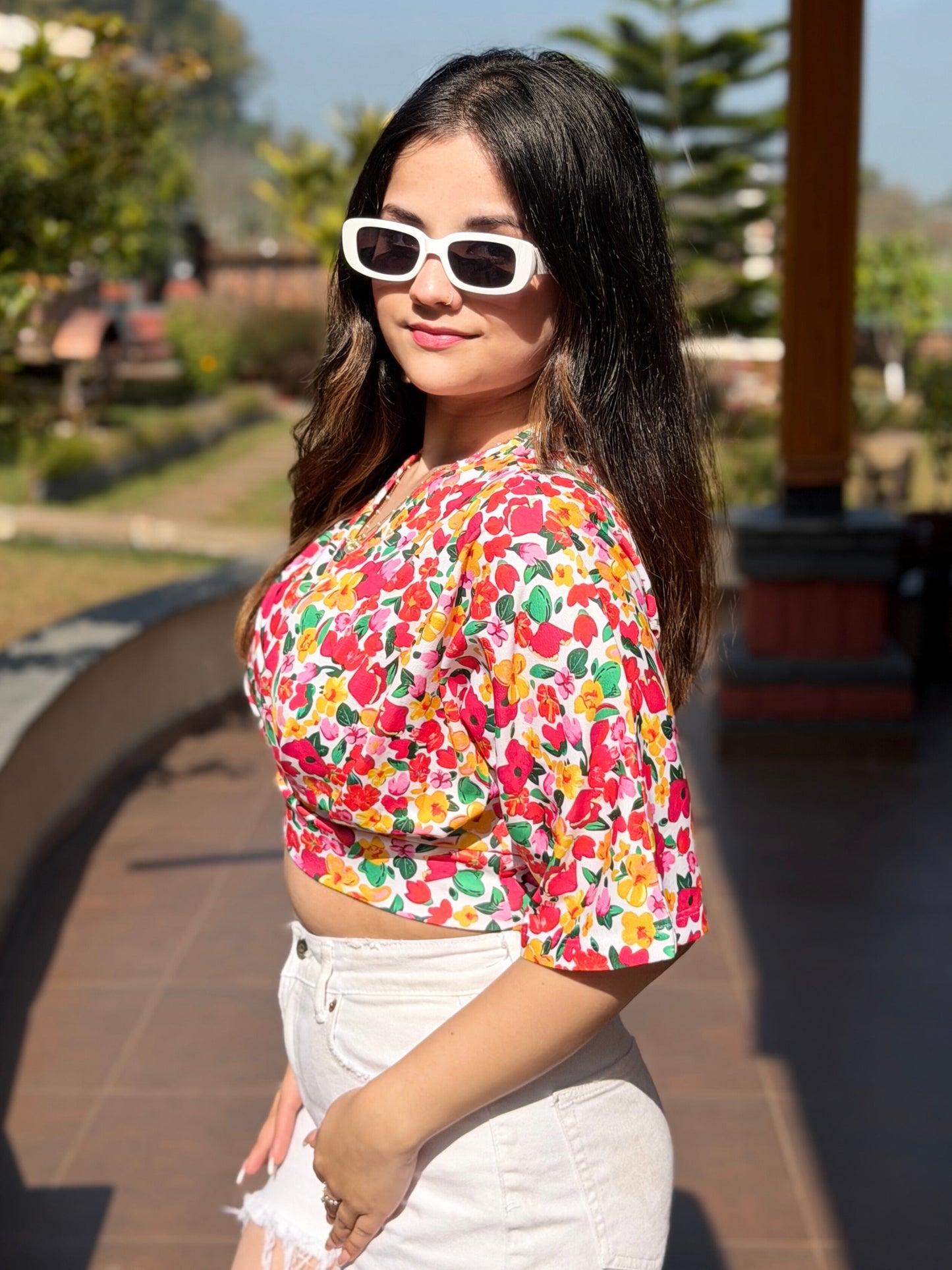 TANDUL Women Stunning Floral Top