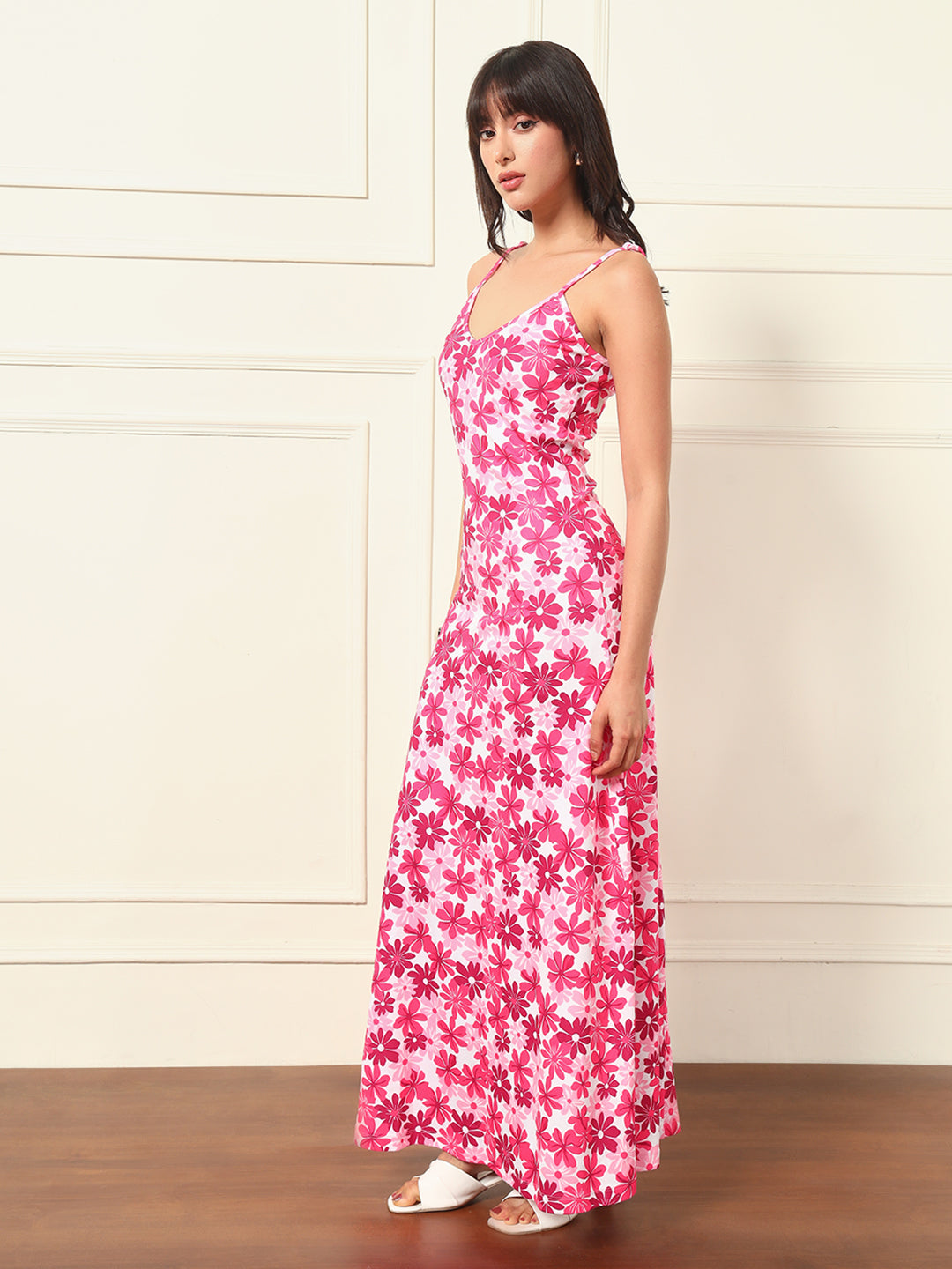 TANDUL Women Pink Floral Dress