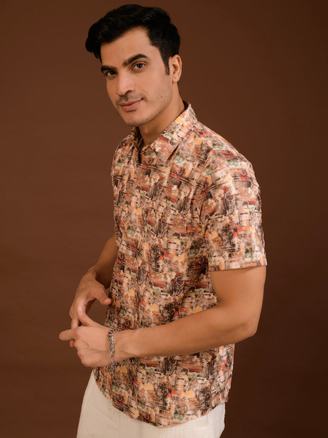 TANDUL Men Regular Fit Printed Casual Shirt