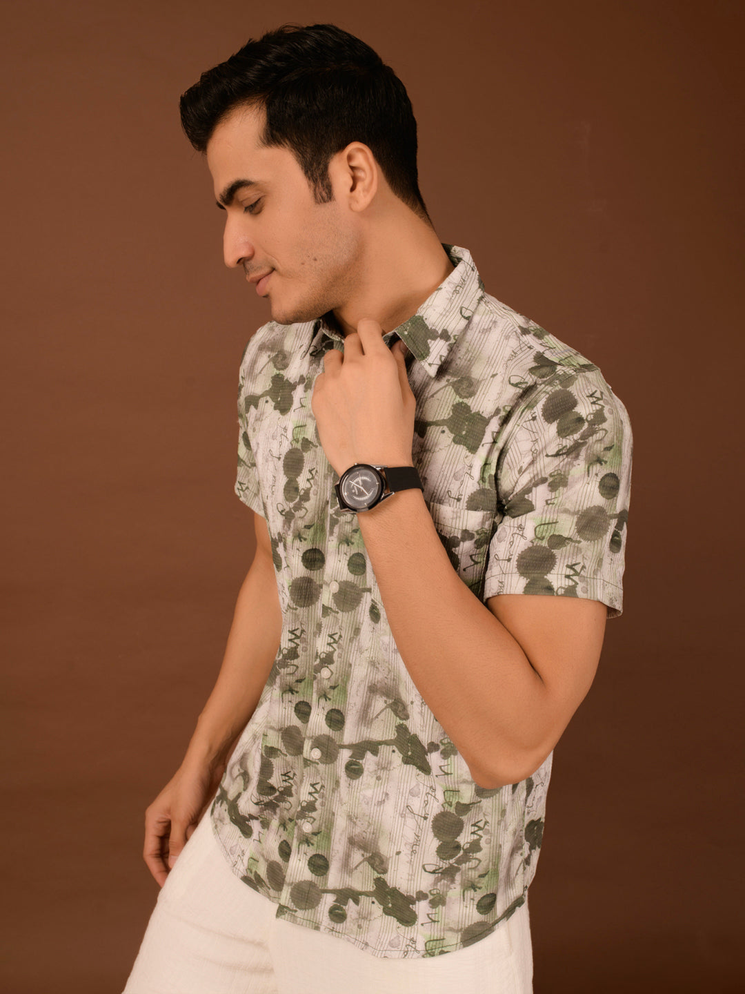 TANDUL Men Regular Fit Printed Casual Shirt