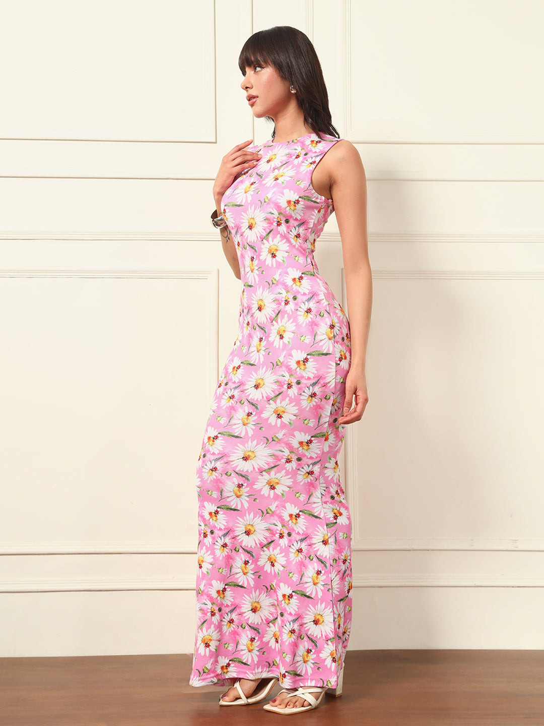TANDUL Women Pink Floral Dress