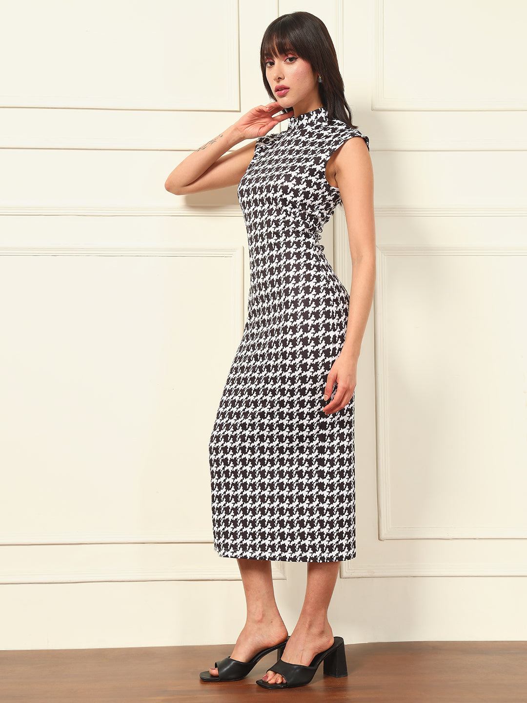 TANDUL Women Bodycon Black Dress
