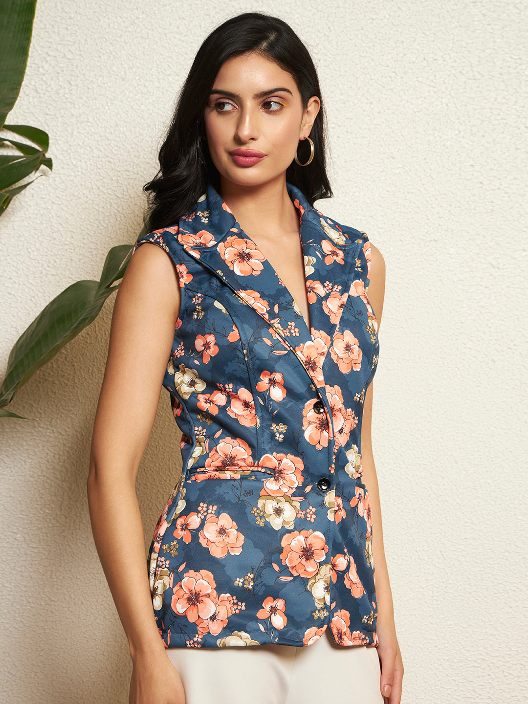 TANDUL Women Stunning Floral Printed Vest