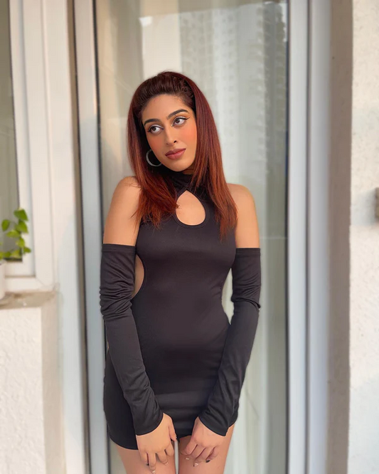 TANDUL Women Bodycon Black Dress