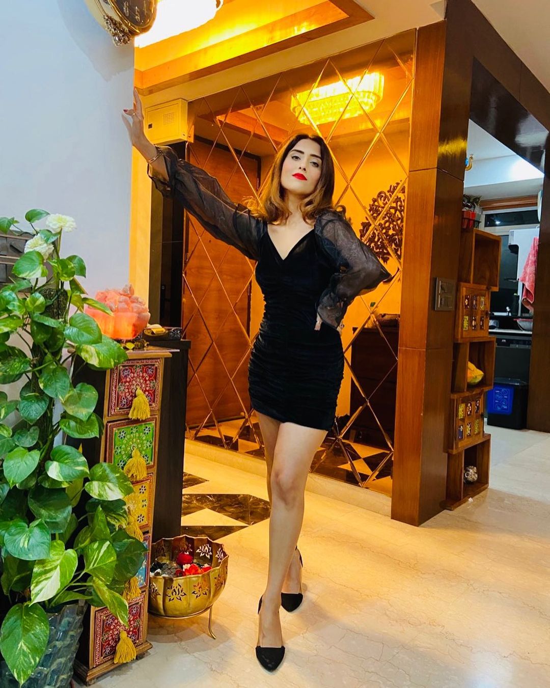 Women Bodycon Black Dress
