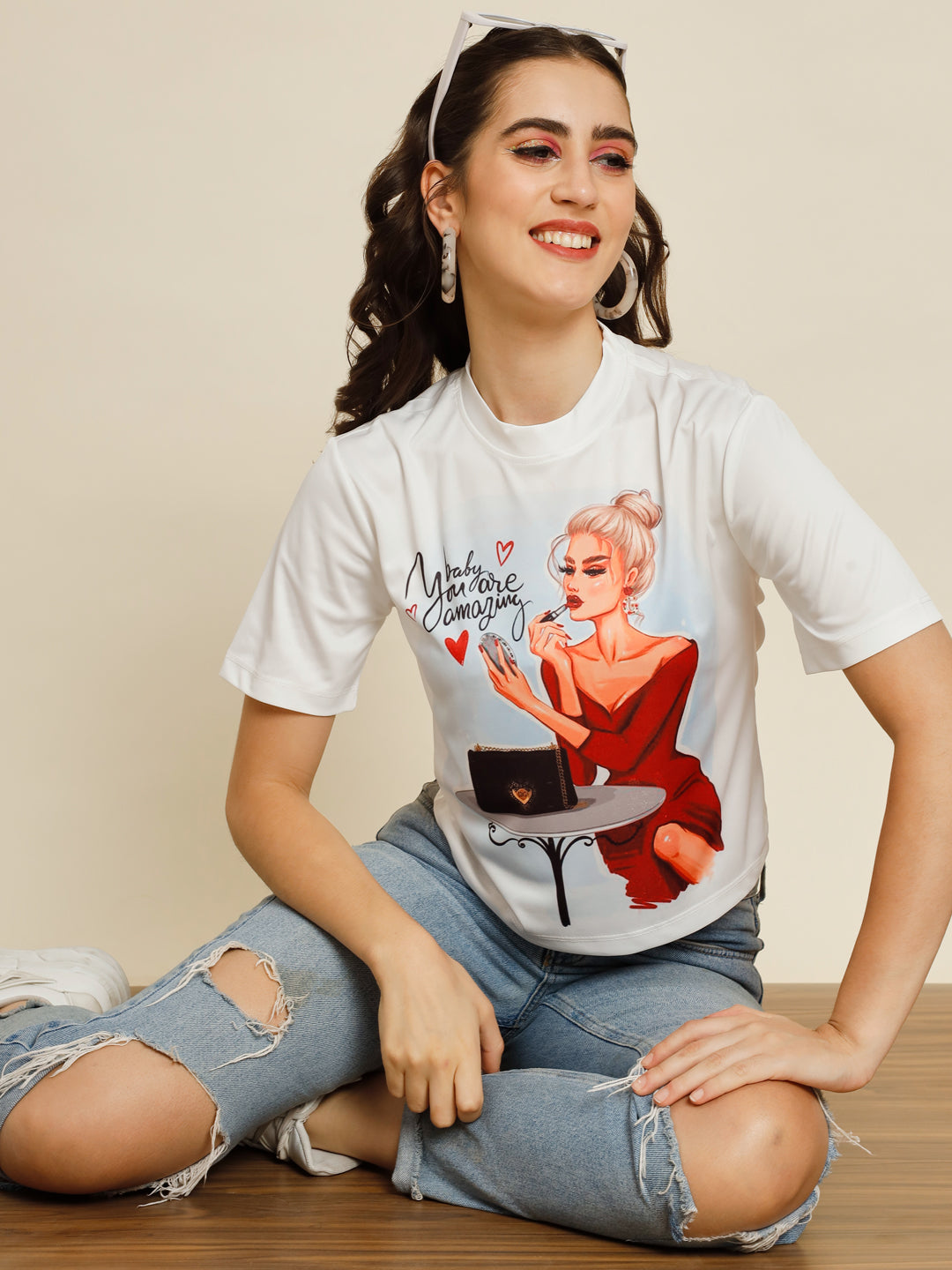 TANDUL Casual Printed Women Multicolor Top