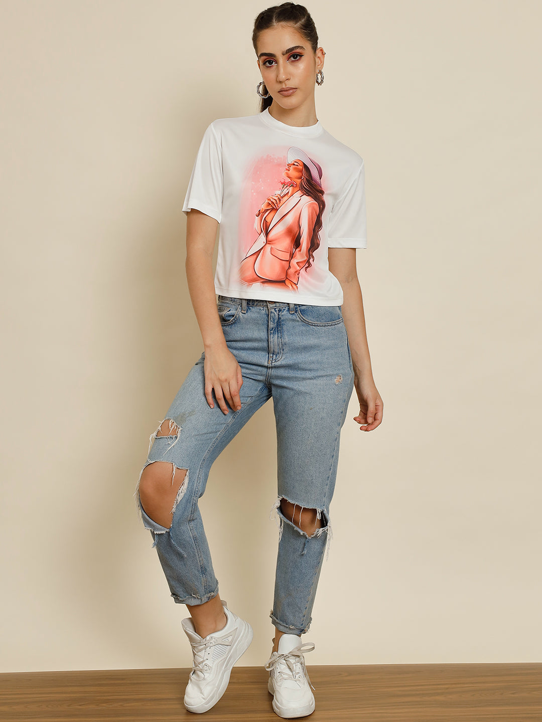 TANDUL Casual Printed Women Multicolor Top