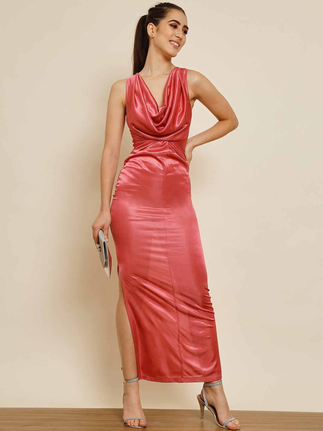 TANDUL Women Gown Pink Dress
