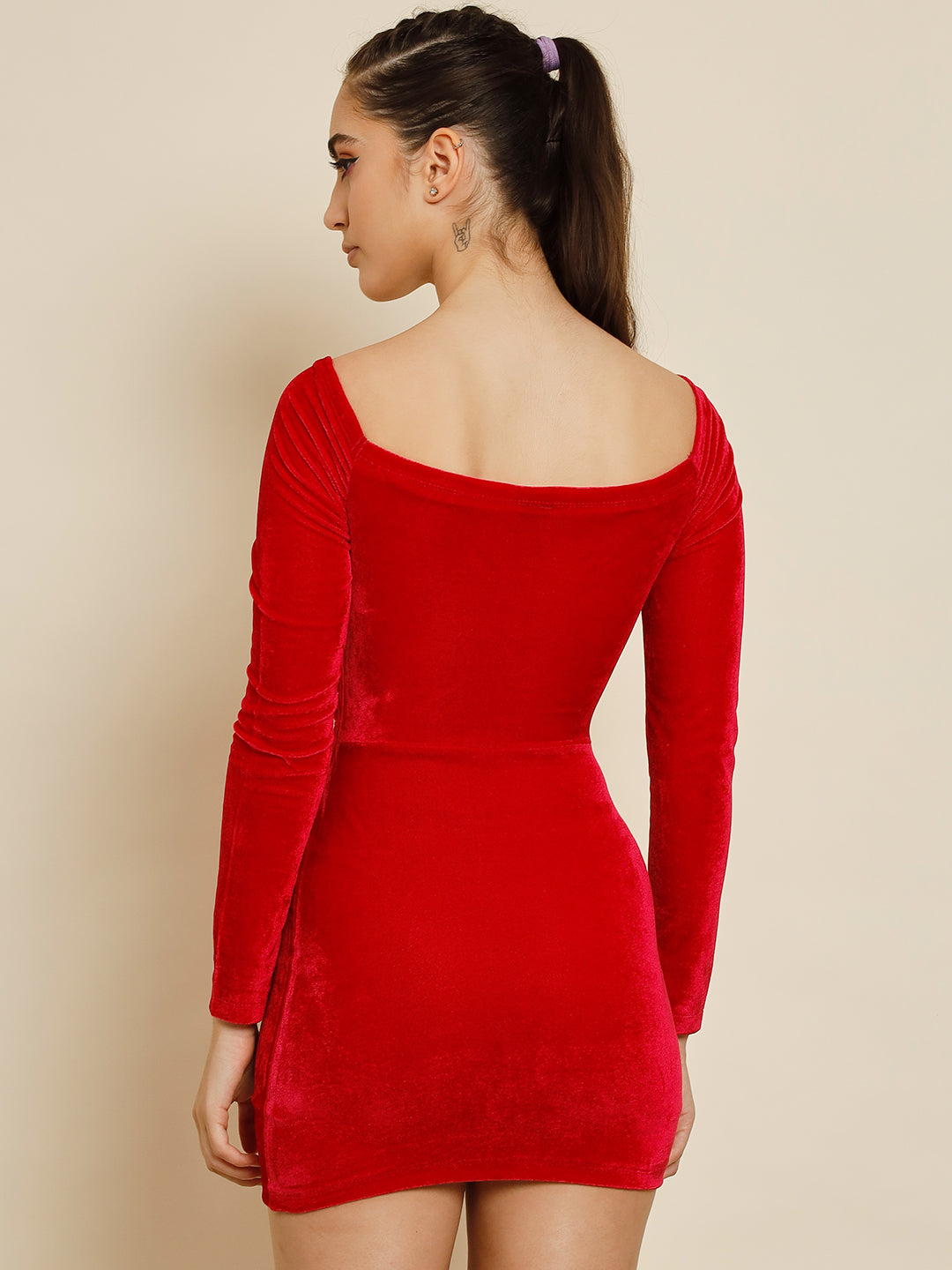 TANDUL Women Bodycon Red Dress