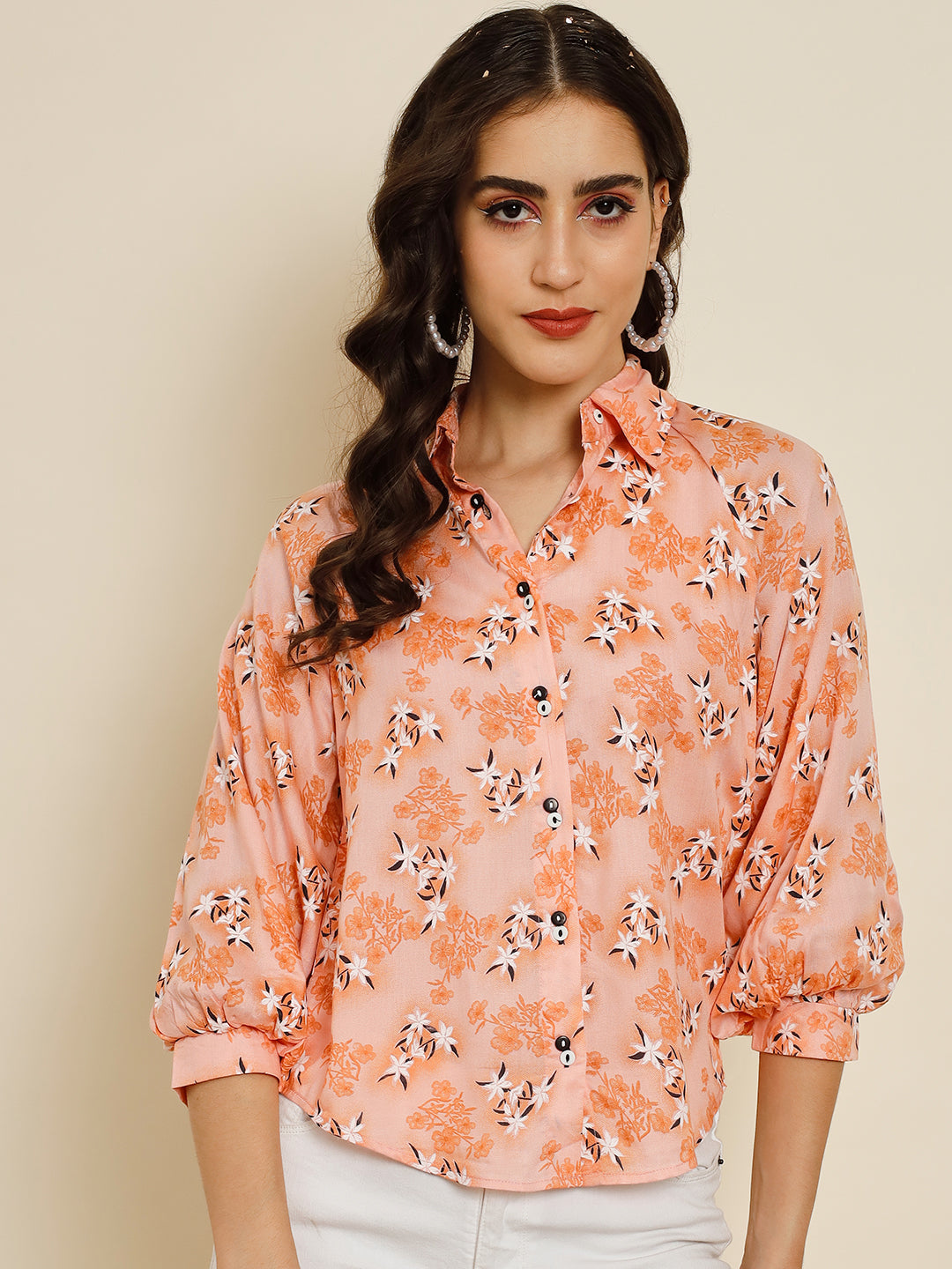 TANDUL Women Printed Casual Multicolor Shirt