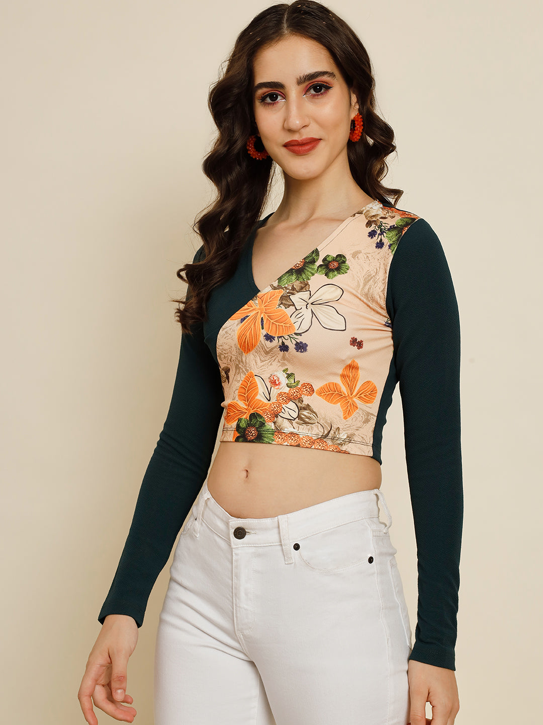 TANDUL Casual Printed Women Multicolor Top