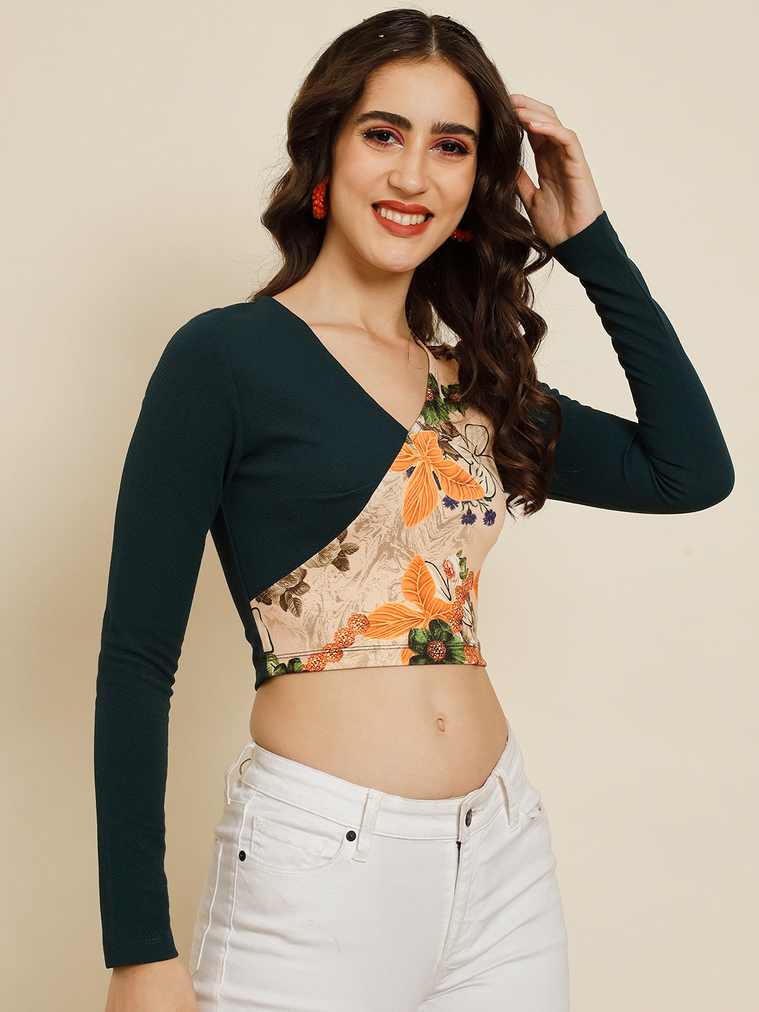 TANDUL Casual Printed Women Multicolor Top