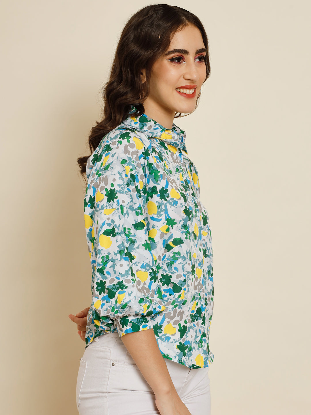 TANDUL Women Printed Casual Multicolor Shirt