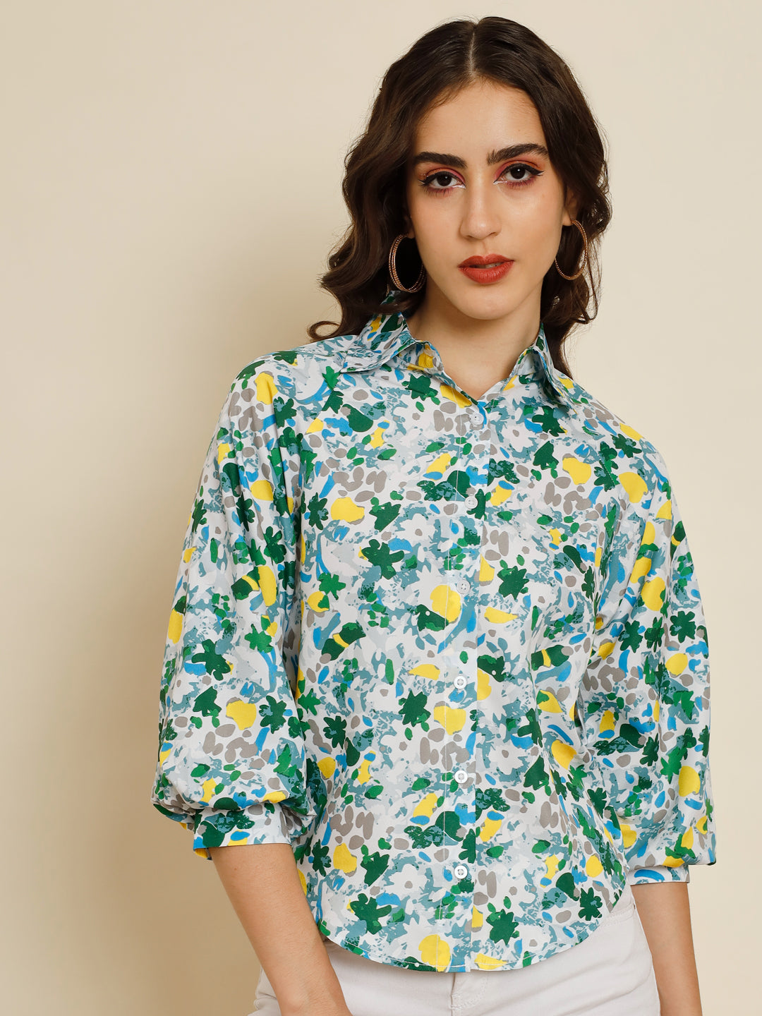 TANDUL Women Printed Casual Multicolor Shirt