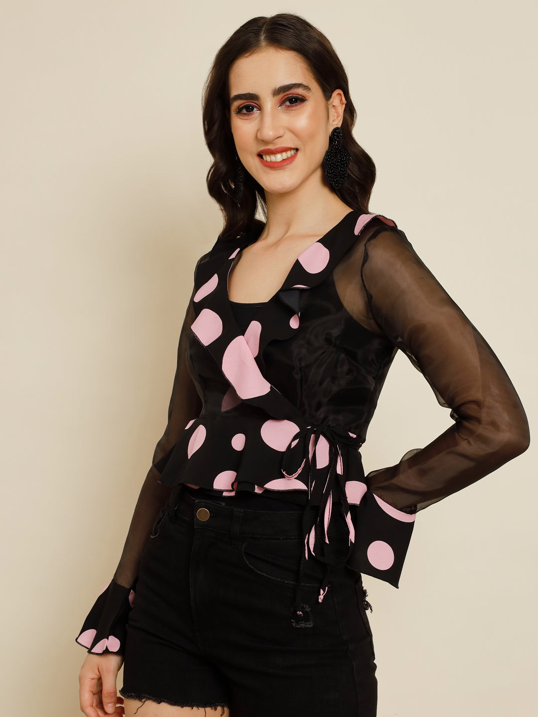 TANDUL Casual Printed Women Multicolor Top