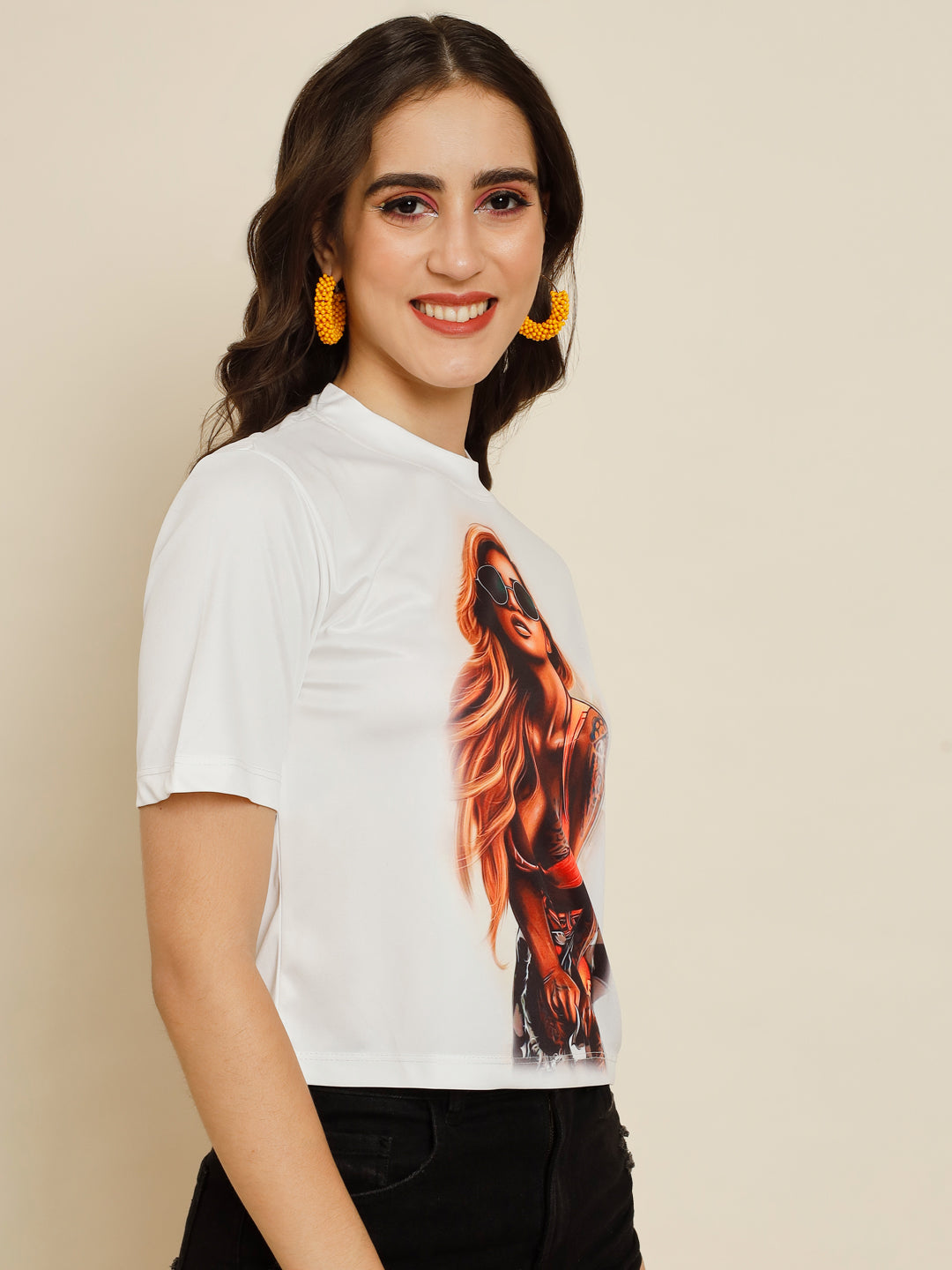 TANDUL Casual Printed Women Multicolor Top