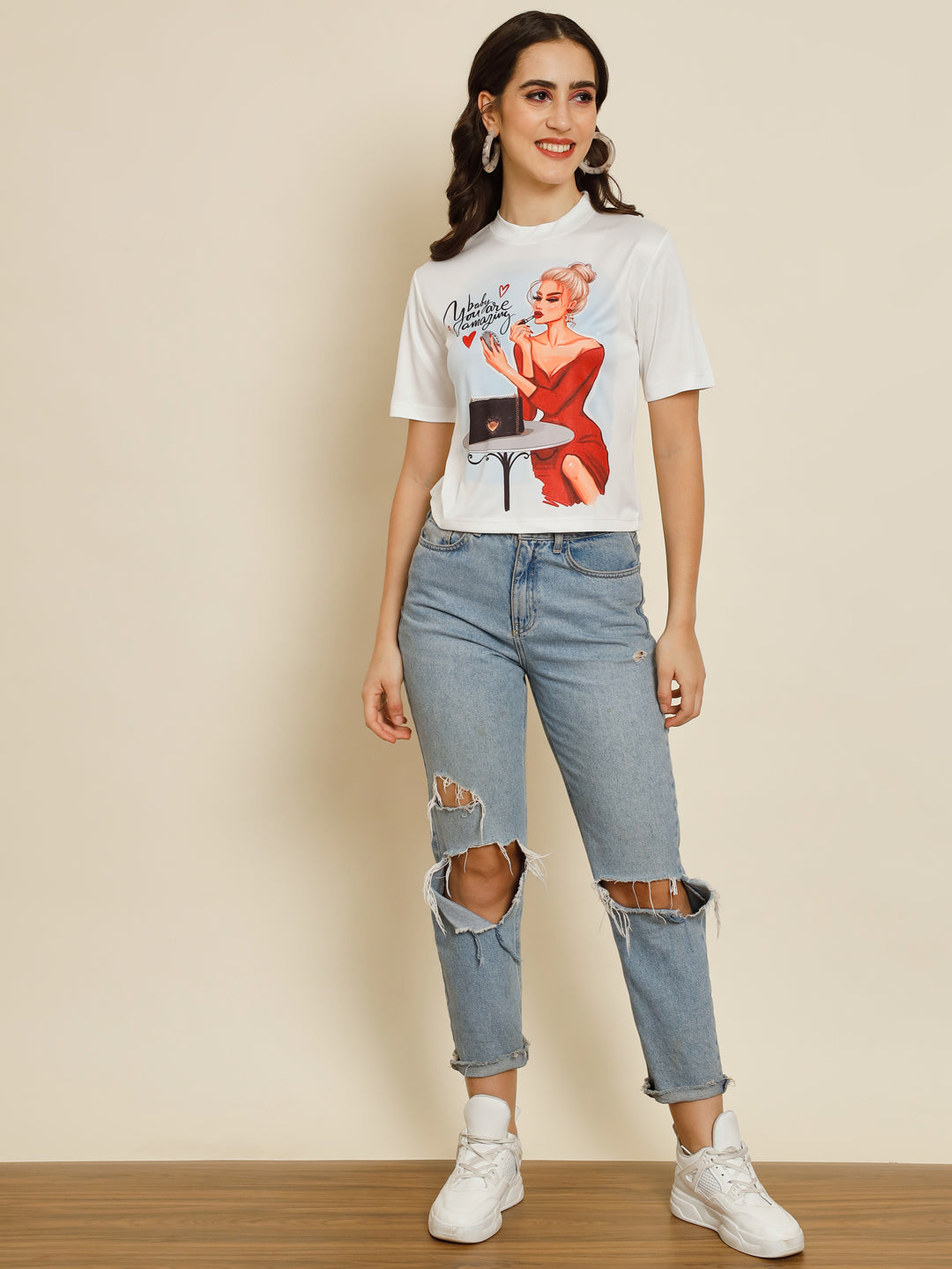 TANDUL Casual Printed Women Multicolor Top