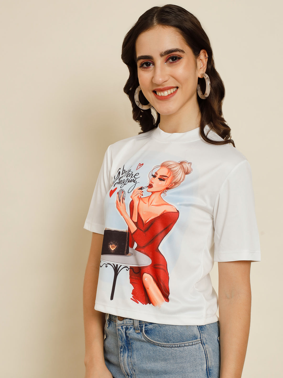 TANDUL Casual Printed Women Multicolor Top