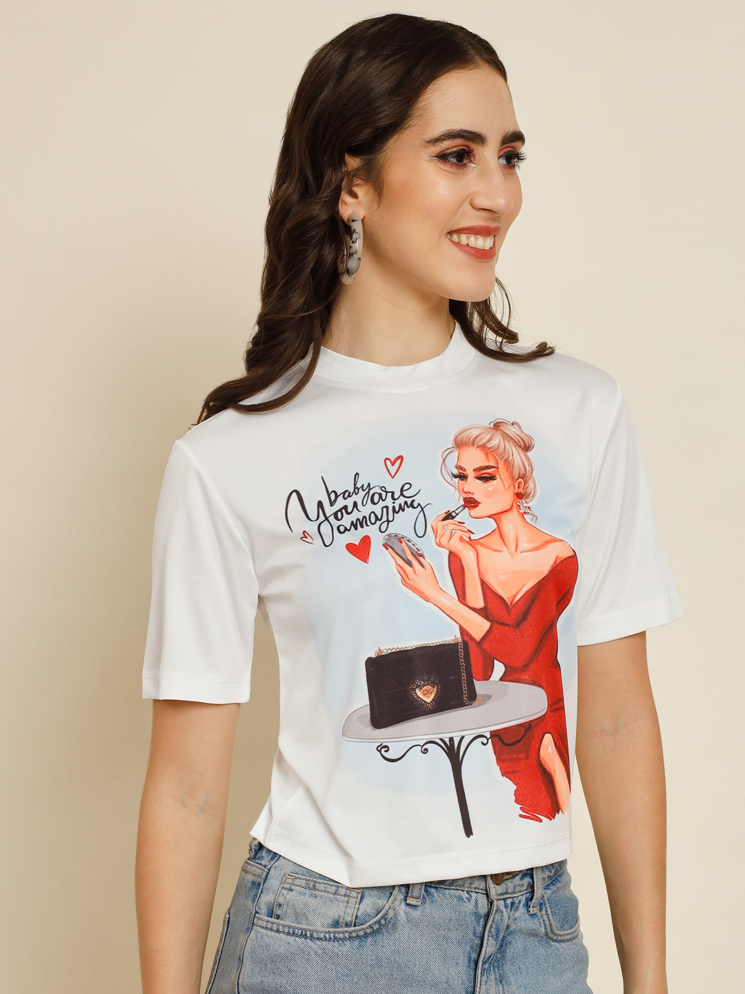 TANDUL Casual Printed Women Multicolor Top